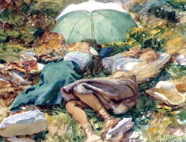 A Siesta by John Singer Sargent, hand-painted oil painting reproduction