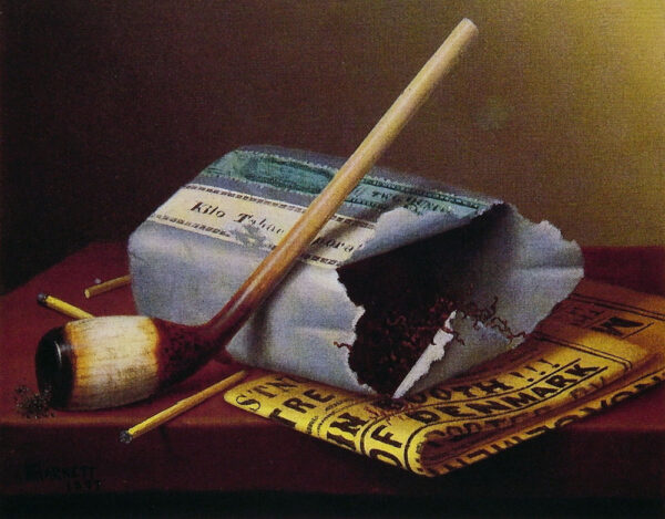 A Smoke Backstage by William Michael Harnett, hand-painted oil painting reproduction