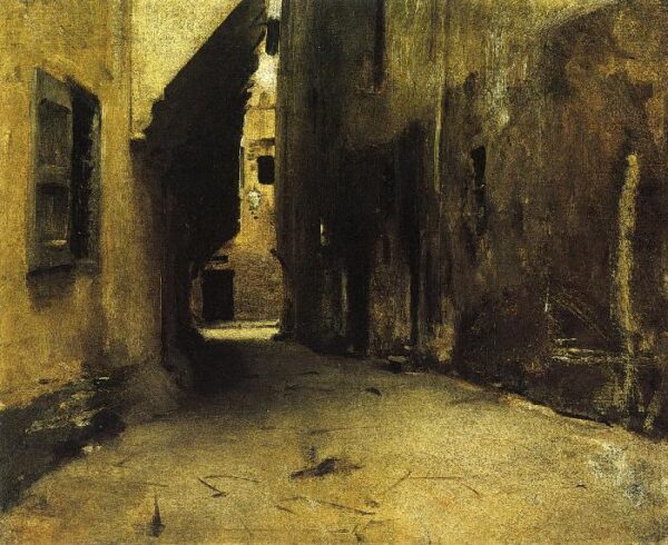 A Street in Venice by John Singer Sargent, hand-painted oil painting reproduction