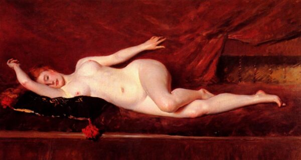 A Study in Curves by William Merritt Chase, hand-painted oil painting reproduction