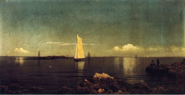 A Summer Afternoon by Martin Johnson Heade, hand-painted oil painting reproduction