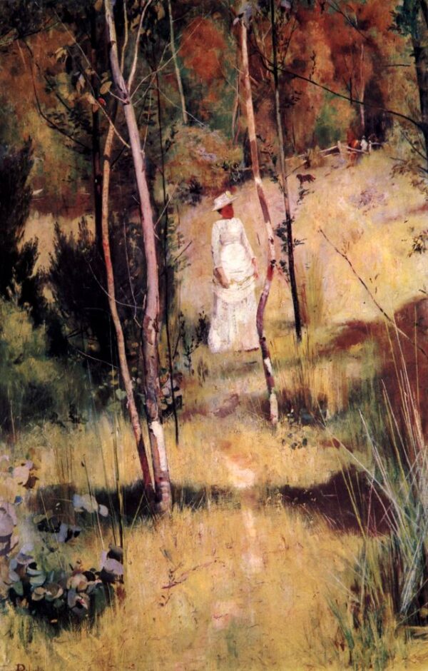 A Summer Morning Tiff by Tom Roberts, hand-painted oil reproduction