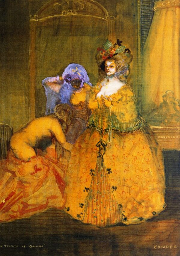 A Toccata of Galuppi by Charles Conder, hand-painted oil painting reproduction