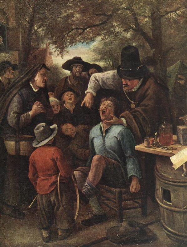 A Tooth-Puller by Jan Steen, hand-painted oil painting reproduction