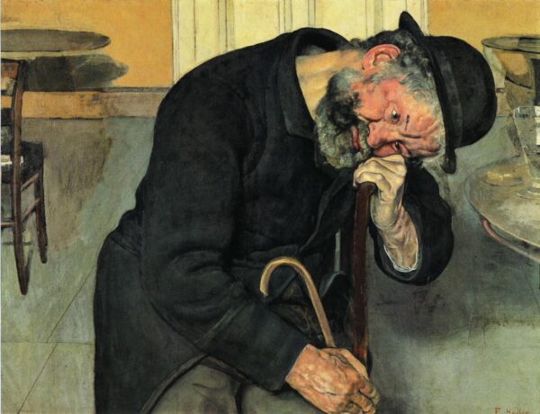 A Troubled Soul by Ferdinand Hodler, hand-painted oil painting reproduction