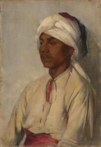 A Turbaned Man by Tom Roberts, hand-painted oil painting reproduction