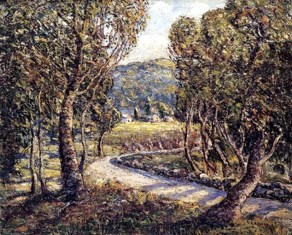A Turn Of The Road by Ernest Lawson, hand-painted oil painting reproduction