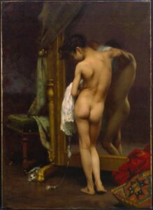 A Venetian Bather by Paul Peel, hand-painted oil painting reproduction