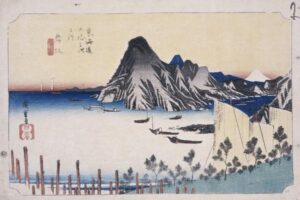 A View of Imagiri by Ando Hiroshige, hand-painted oil painting reproduction