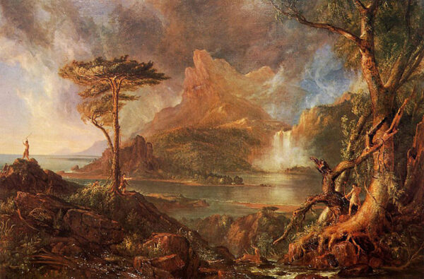 A Wild Scene by Thomas Cole, hand-painted oil painting reproduction