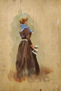 A Woman by Benjamin Haughton, hand-painted oil painting reproduction
