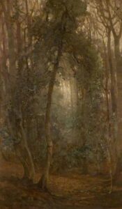 A Woodland Vista by Benjamin Haughton, hand-painted oil painting reproduction