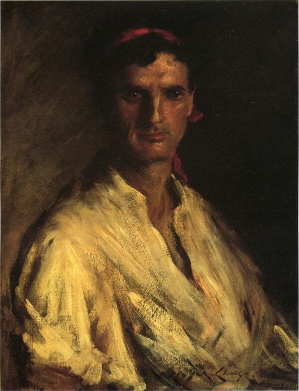 A Young Roman by William Merritt Chase, hand-painted oil painting reproduction