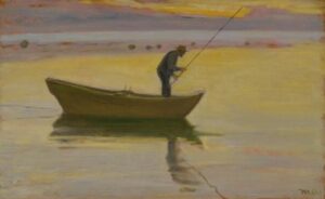 Aalestangeren by Michael Peter Ancher, hand-painted oil painting reproduction