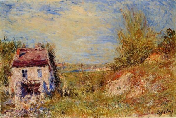 Abandoned House II by Alfred Sisley, hand-painted oil painting reproduction