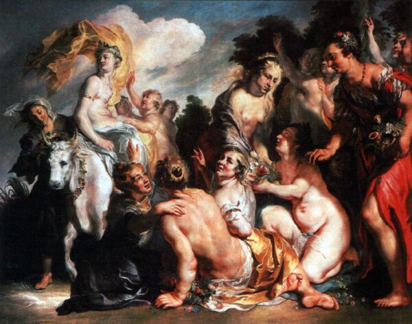 Abduction of Europe by Jacob Jordaens, hand-painted oil painting reproduction
