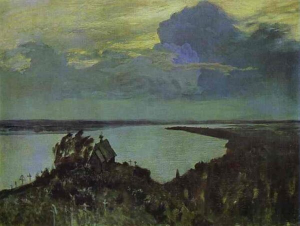 Above Eternal Peace by Isaac Levitan, hand-painted oil painting reproduction