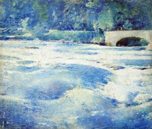 Above Niagara Falls by Emil Carlsen, hand-painted oil painting reproduction