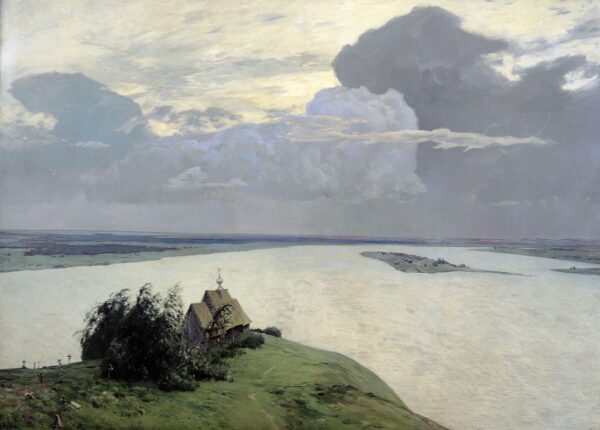 Above The Eternal Peace by Isaac Levitan, hand-painted oil painting reproduction