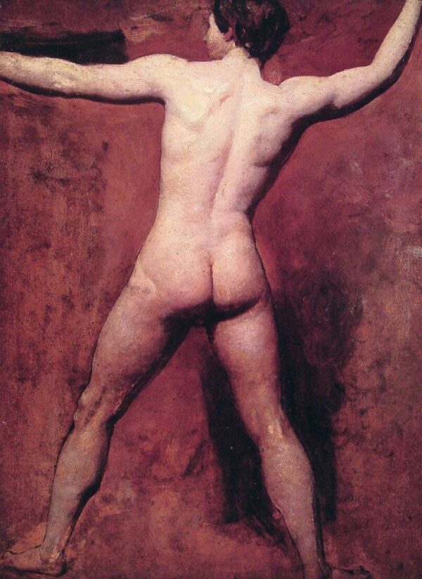 Academic Male Nude by William Etty, hand-painted oil painting reproduction