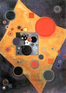 Accent on Rose by Wassily Kandinsky, hand-painted oil painting reproduction