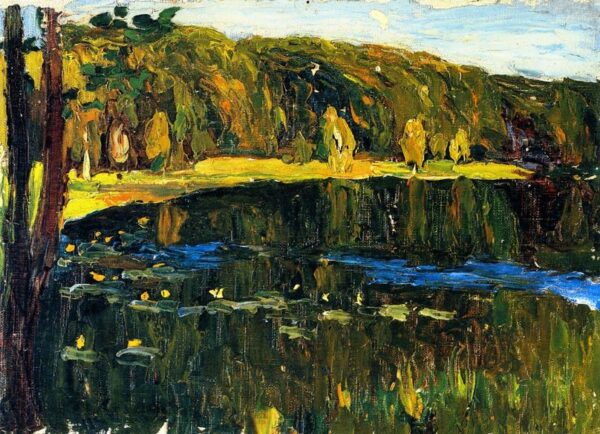 Achtyrka – Dunkler Lake by Wassily Kandinsky, hand-painted oil painting reproduction