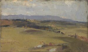 Across the Dandenongs by Tom Roberts, hand-painted oil painting reproduction