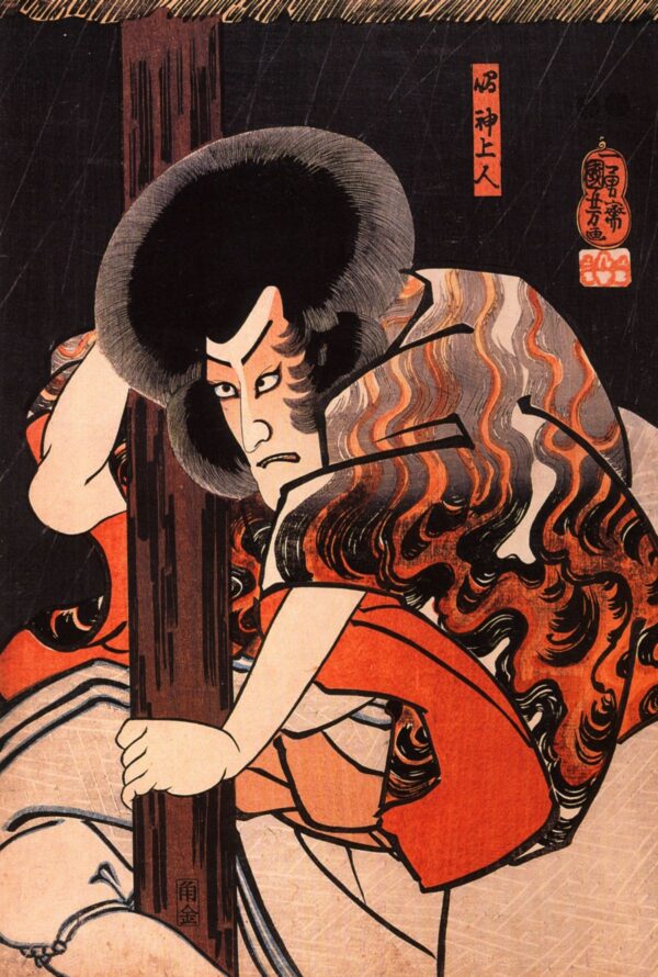 Actor by Utagawa Kuniyoshi, hand-painted oil painting reproduction