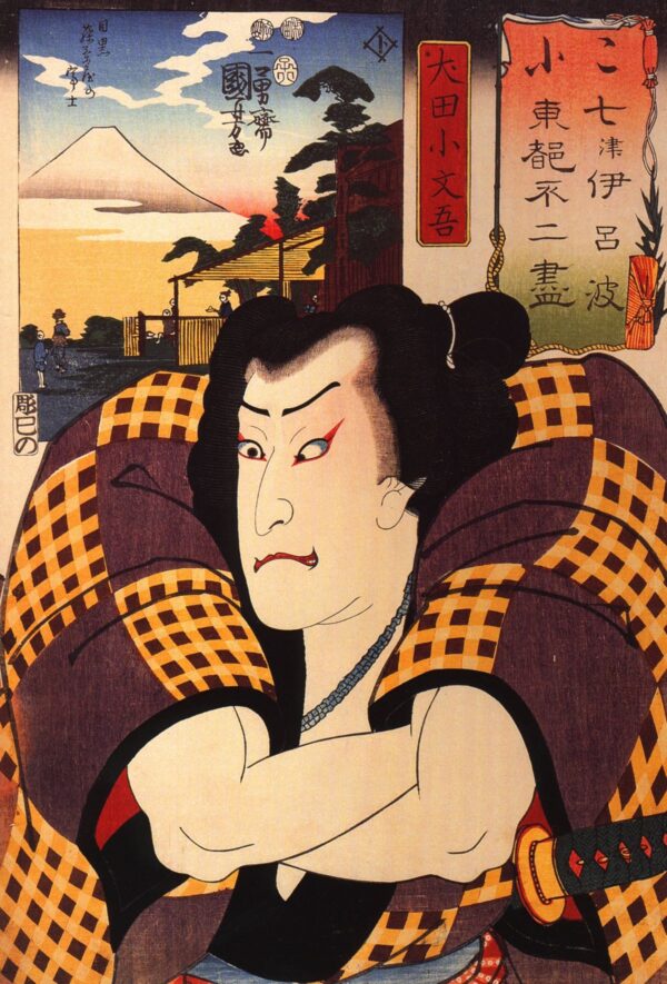 Actor III by Utagawa Kuniyoshi, hand-painted oil painting reproduction