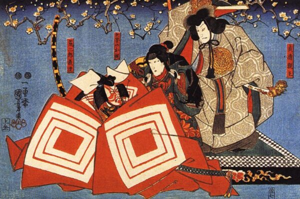 Actors N (1) by Utagawa Kuniyoshi, hand-painted oil reproduction