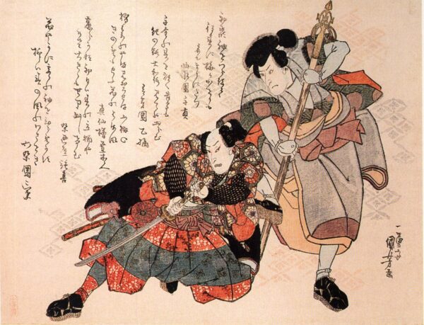 Actors N (2) by Utagawa Kuniyoshi, hand-painted oil painting reproduction