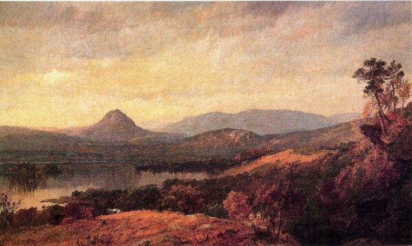 Adam and Eve Mountains by Jasper Francis Cropsey, hand-painted oil painting reproduction