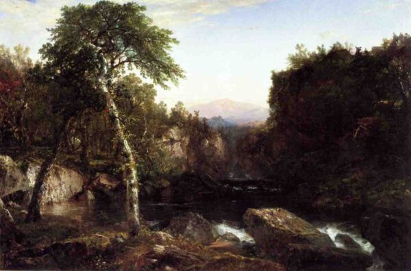 Adirondack Scenery by John Frederick Kensett, hand-painted oil painting reproduction