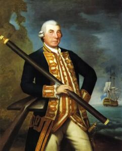 Admiral Richard Kempenfelt 1872 1873 by Ralph Earl, hand-painted oil painting reproduction