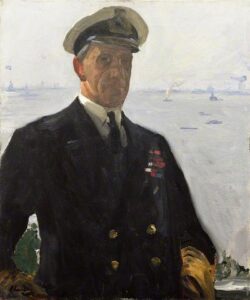 Admiral Sir Cecil Burney by John Lavery, hand-painted oil painting reproduction