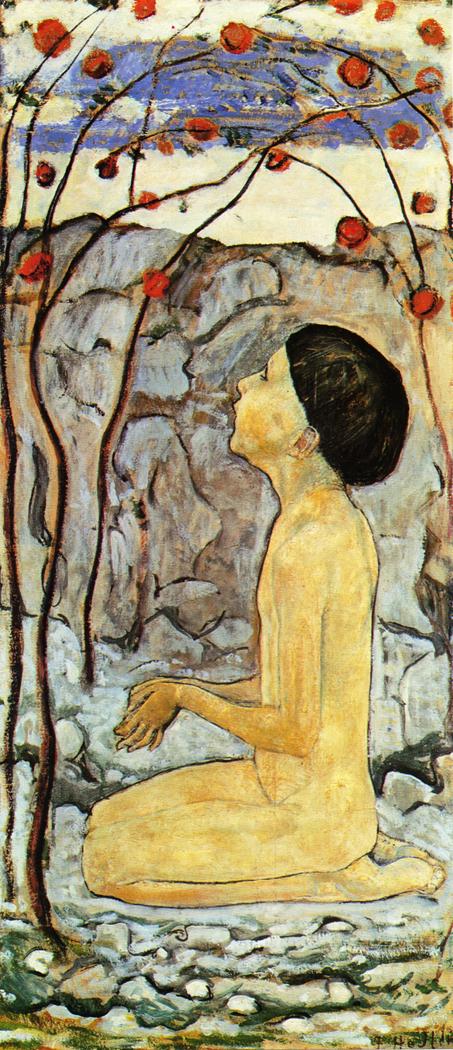 Adoration by Ferdinand Hodler, hand-painted oil reproduction