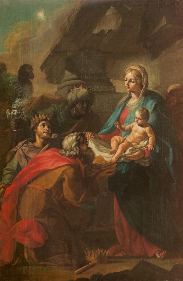 Adoration of the Magi by Szymon Czechowicz, hand-painted oil painting reproduction