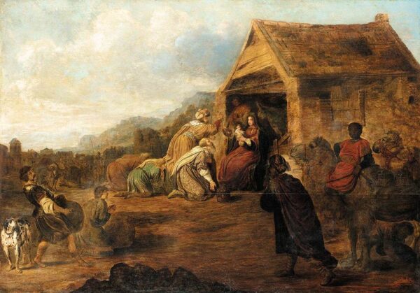 Adoration of the Magi by Gerrit Claesz Bleker, hand-painted oil painting reproduction