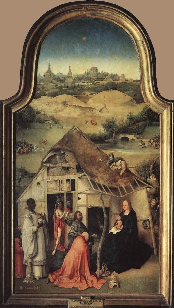 Adoration of the Magi by Hieronymus Bosch, hand-painted oil painting reproduction