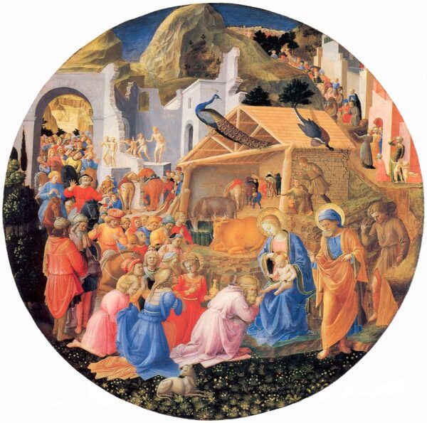 Adoration of the Magi b by Fra Angelico, hand-painted oil painting reproduction