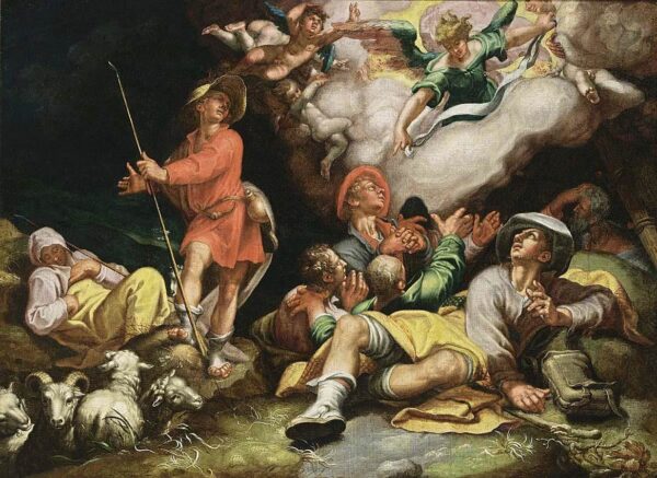 Adoration of the Shepherds by Abraham Bloemaert, hand-painted oil painting reproduction