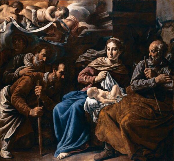 Adoration of the Shepherds by Marcantonio Bassetti, hand-painted oil painting reproduction