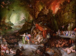Aeneas and the Sibyl in the Underworld 1598 by Jan Brueghel the Elder, hand-painted oil painting reproduction