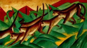 Affenfries by Franz Marc, hand-painted oil painting reproduction