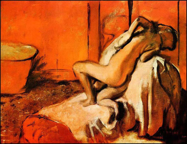 After The Bath by Edgar Degas, hand-painted oil painting reproduction