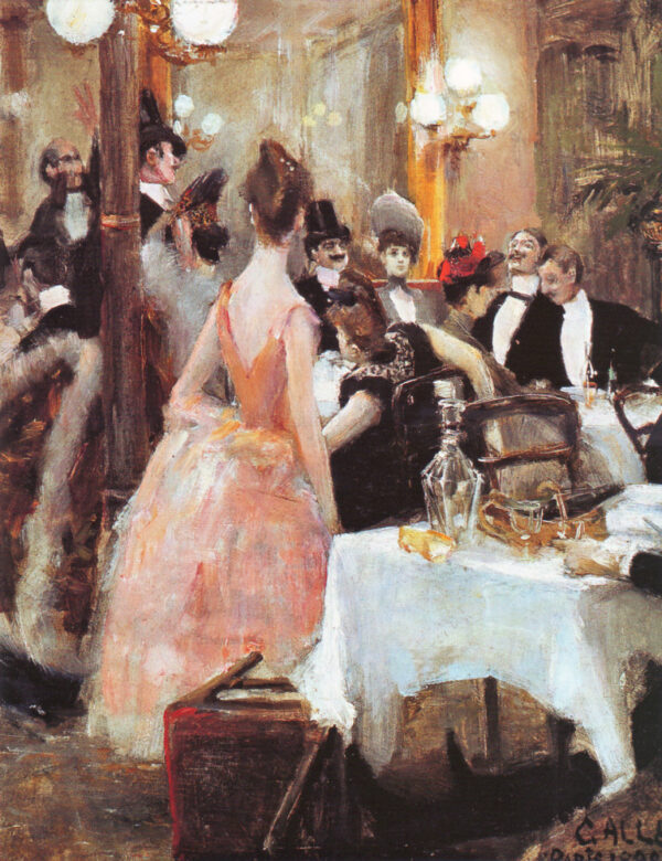 After The Masked Ball by Akseli Gallen-Kallela, hand-painted oil painting reproduction