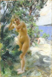 After the Bath by Anders Zorn, hand-painted oil painting reproduction