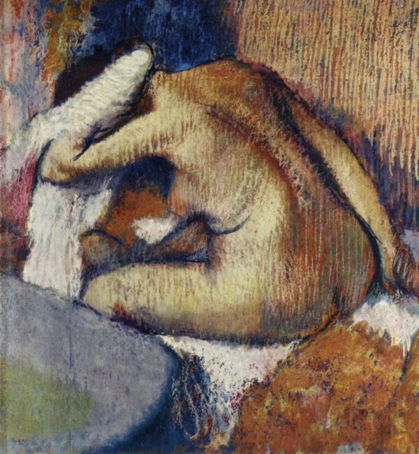After the Bath b by Edgar Degas, hand-painted oil painting reproduction