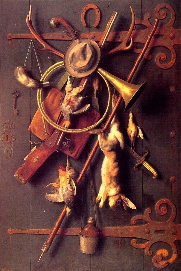 After the Hunt II by William Michael Harnett, hand-painted oil painting reproduction