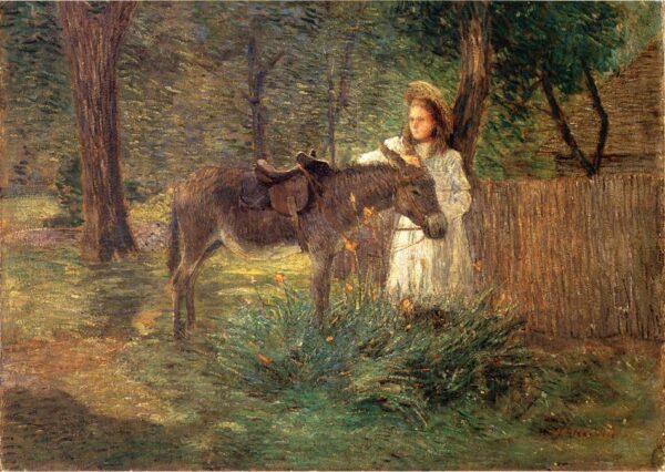 After the Ride by Julian Alden Weir, hand-painted oil painting reproduction